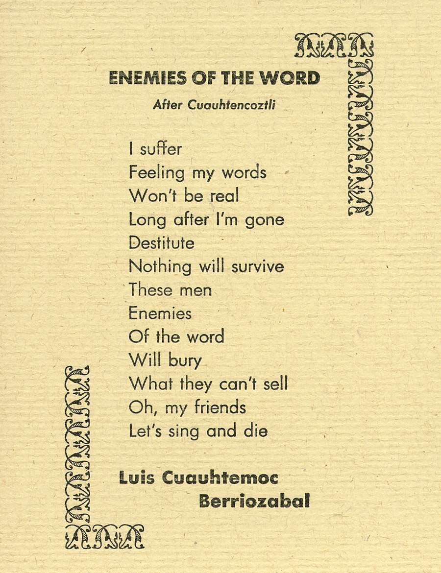 ENEMIES OF THE WORD