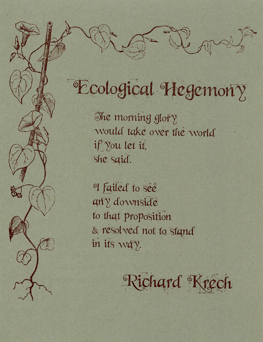 Ecological Hegemony